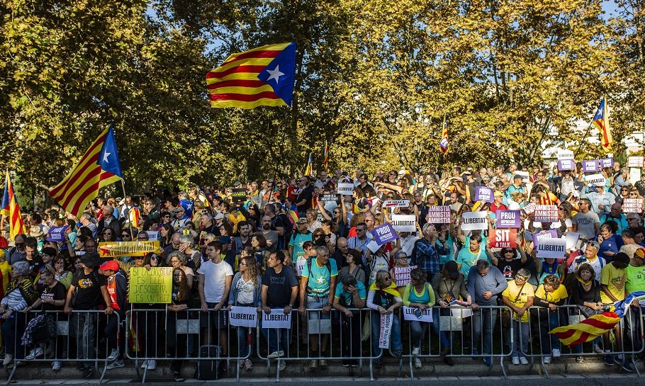 Catalanske protester i barcelona