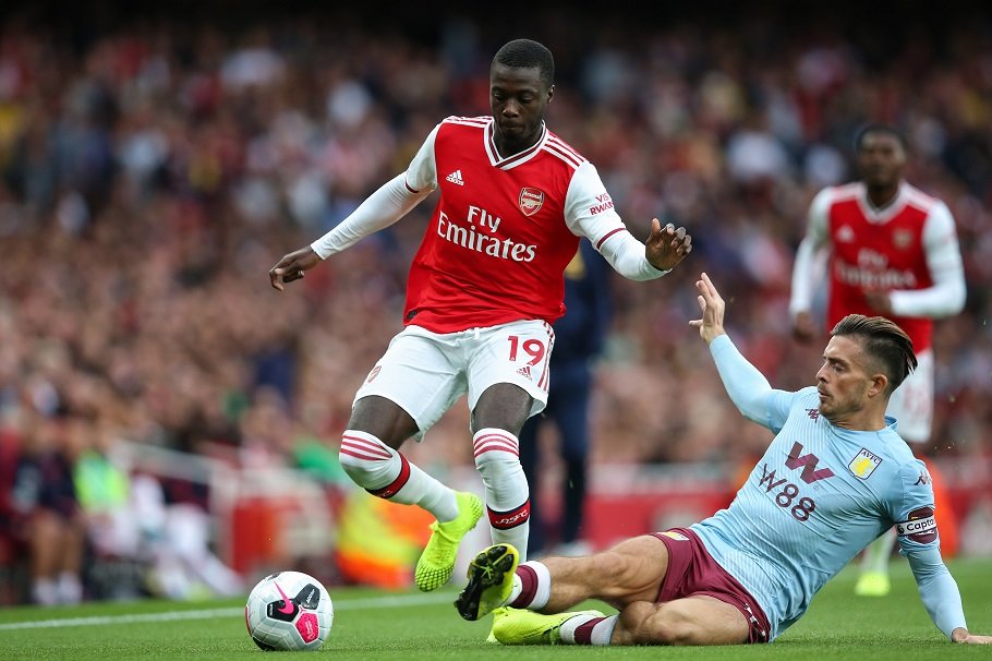 Pepe Grealish Arsenal Aston Villa